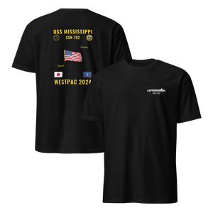 USS Mississippi (SSN-782) 2024 WestPac Cruise Shirt