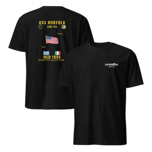USS Norfolk (SSN-714) 1999 Med Cruise Shirt