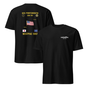 USS Portsmouth (SSN-707) 1997 WestPac Cruise Shirt