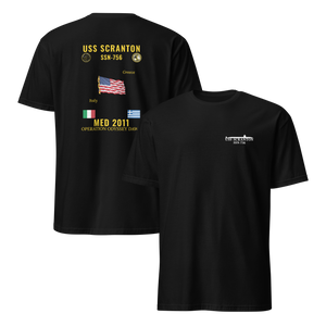 USS Scranton (SSN-756) 2011 Med Cruise Shirt