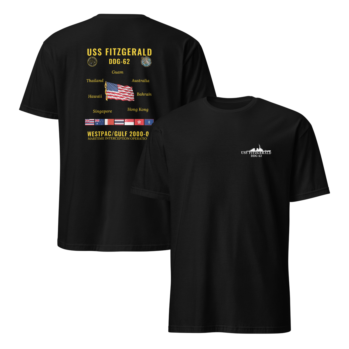 USS Fitzgerald (DDG-62) 2000-01 WestPac/Gulf Cruise Shirt