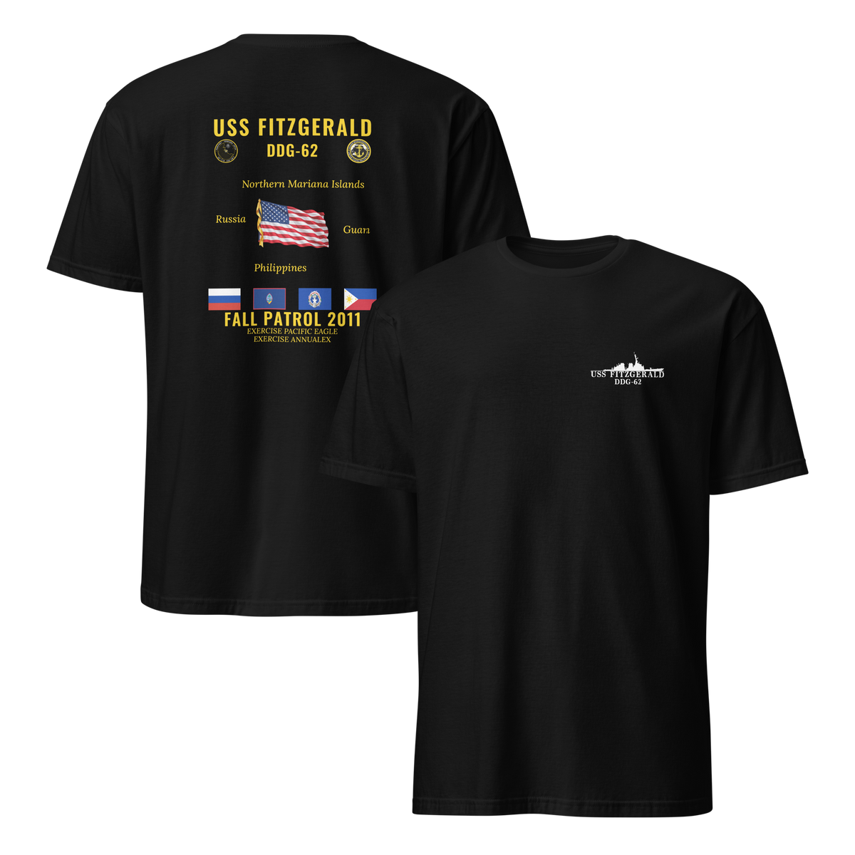 USS Fitzgerald (DDG-62) 2011 Fall Patrol Cruise Shirt