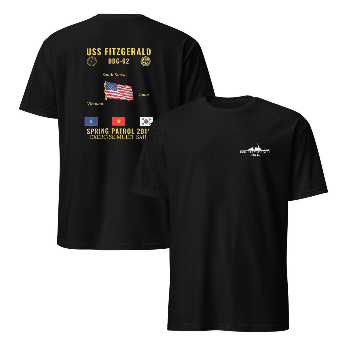 USS Fitzgerald (DDG-62) 2015 Spring Patrol Cruise Shirt