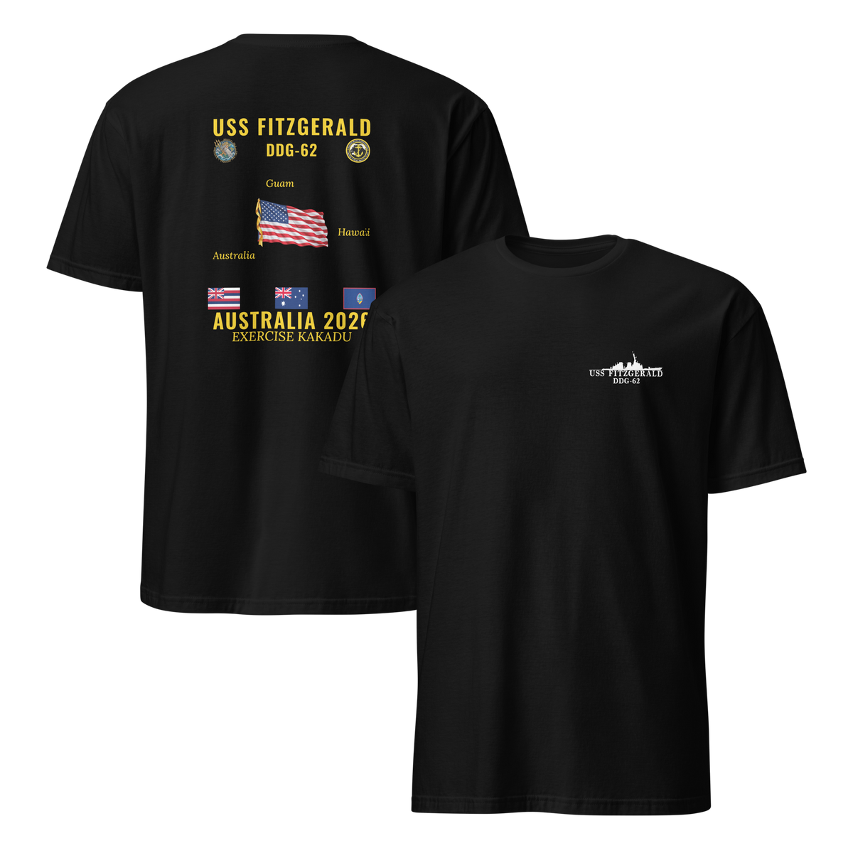 USS Fitzgerald (DDG-62) 2026 Australia Cruise Shirt