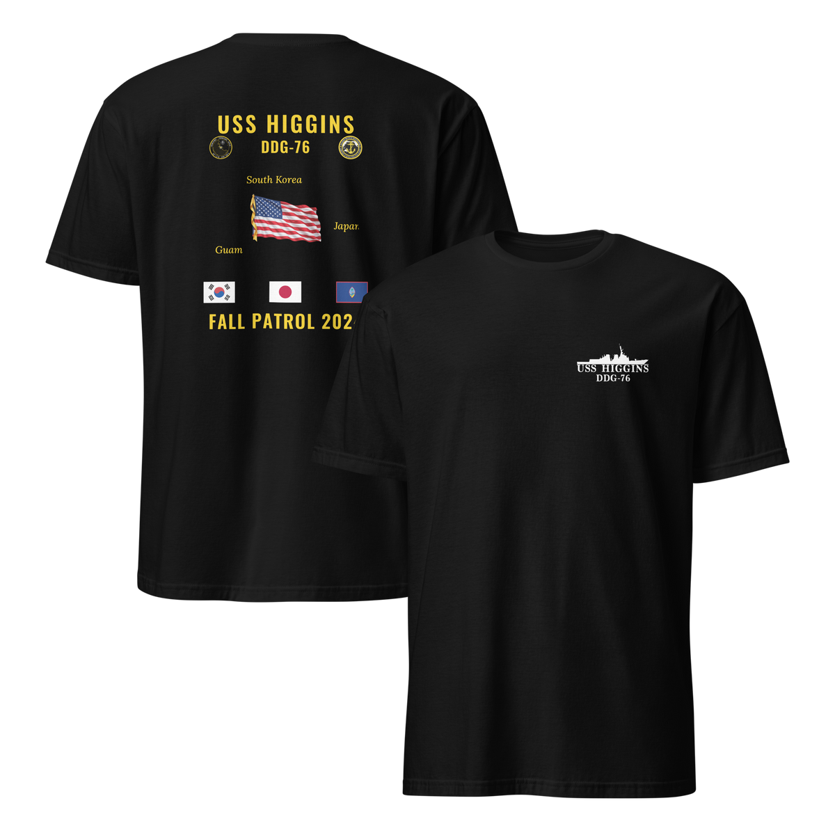 USS Higgins (DDG-76) 2024 Fall Patrol Cruise Shirt