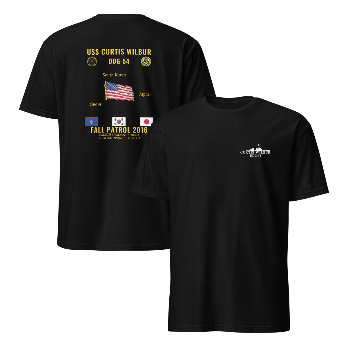 USS Curtis Wilbur (DDG-54) 2016 Fall Patrol Cruise Shirt