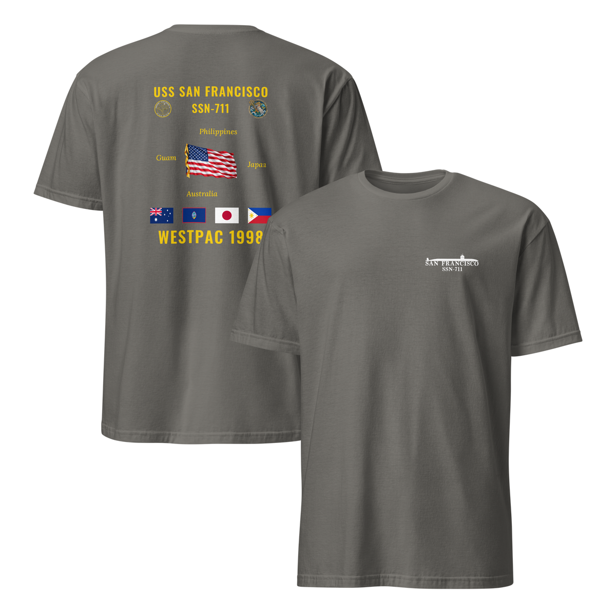 USS San Francisco (SSN-711) 1998 WestPac Cruise Shirt