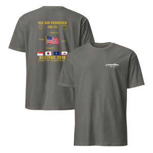 USS San Francisco (SSN-711) 2016 WestPac Cruise Shirt