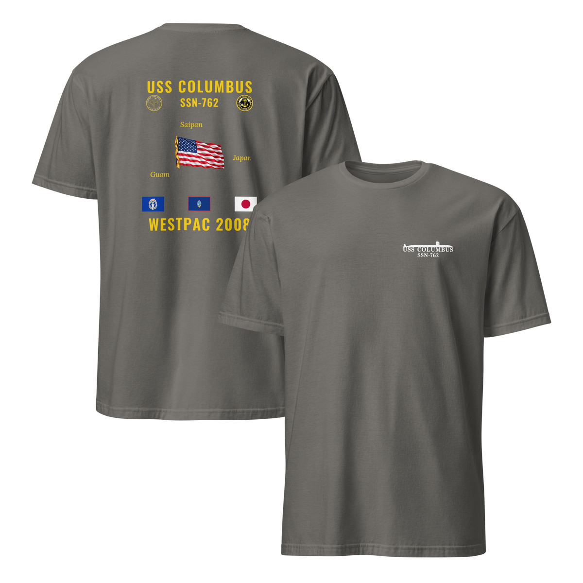 USS Columbus (SSN-762) 2008 WestPac Cruise Shirt