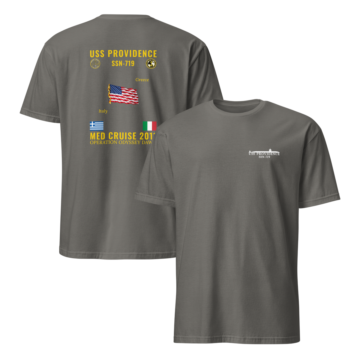 USS Providence (SSN-719) 2011 Med Cruise Shirt