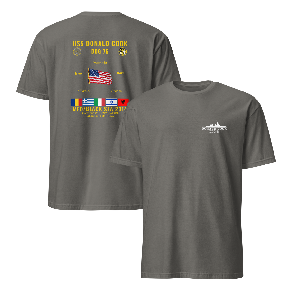 USS Donald Cook (DDG-75) 2014 Med/Black Sea Cruise Shirt