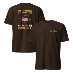 USS Los Angeles (SSN-688) 1986-87 WestPac Cruise Shirt