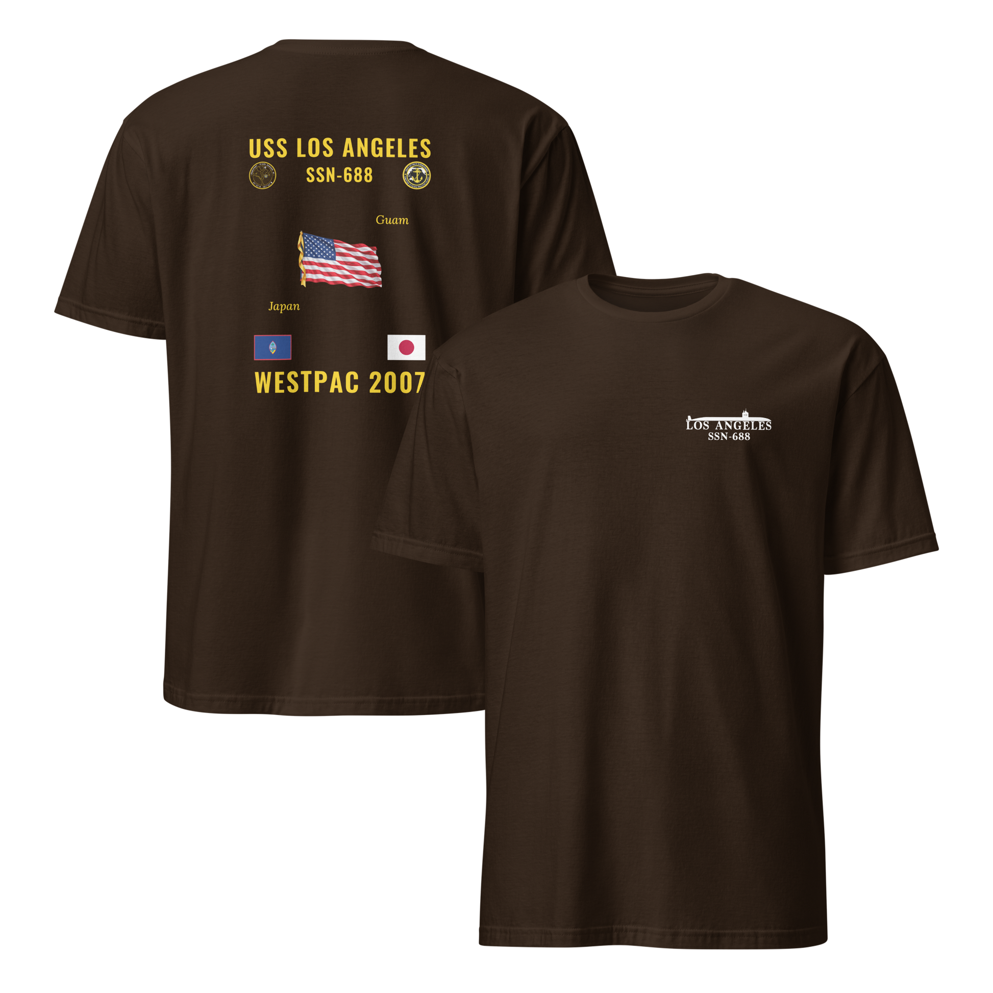 USS Los Angeles (SSN-688) 2007 WestPac Cruise Shirt