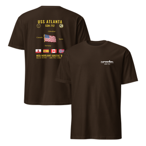 USS Atlanta (SSN-712) 1986 Med/NORLANT/Arctic Cruise Shirt