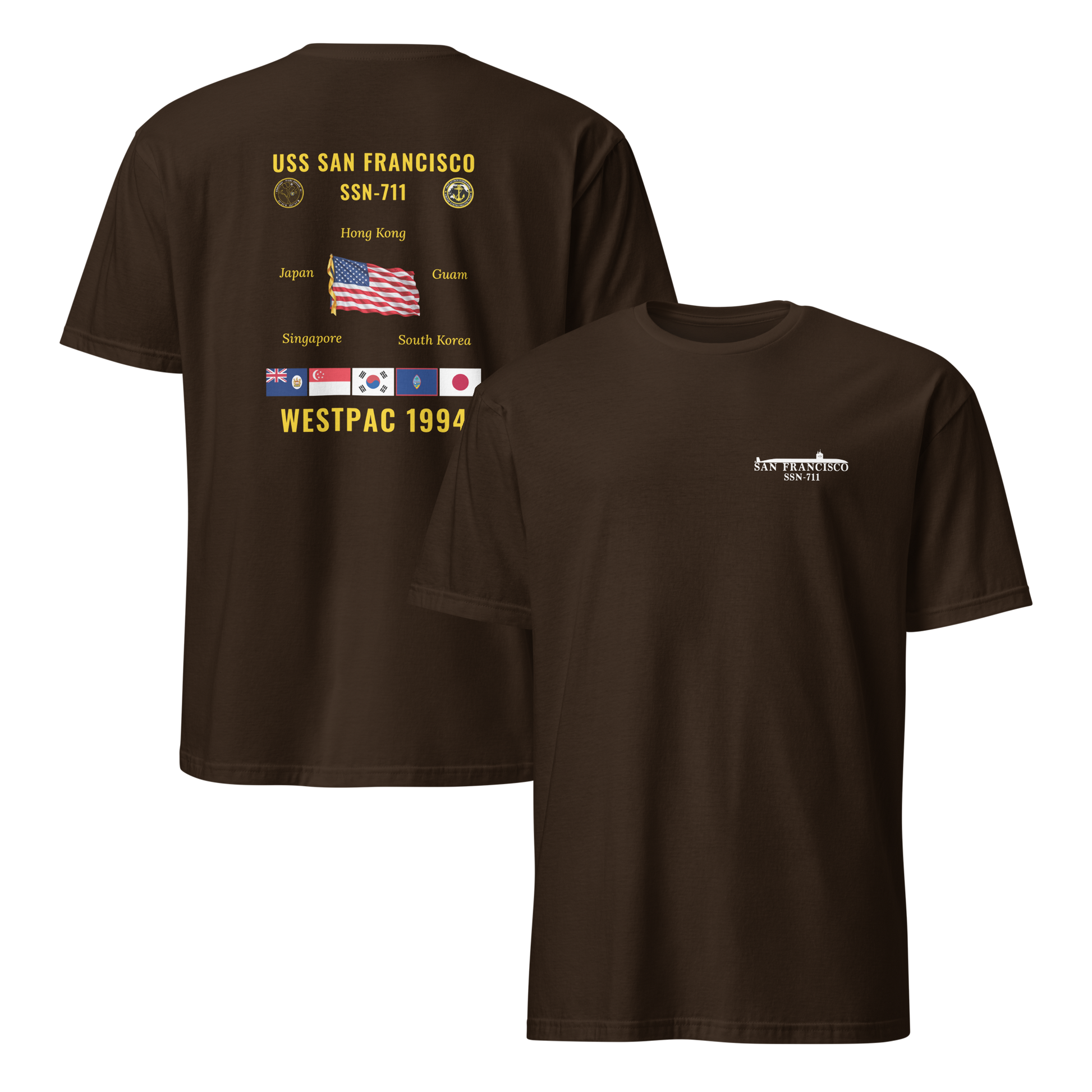 USS San Francisco (SSN-711) 1994 WestPac Cruise Shirt