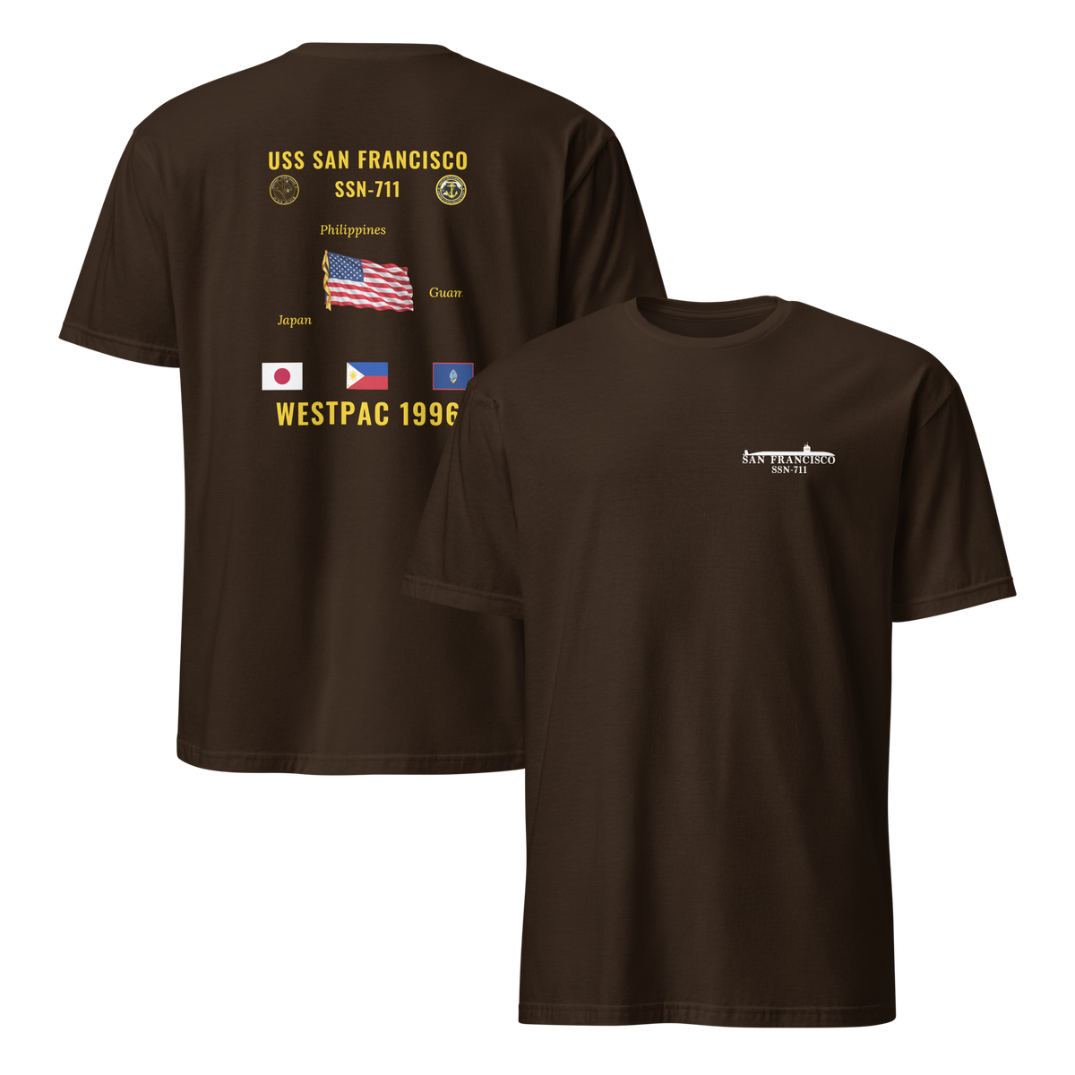 USS San Francisco (SSN-711) 1996 WestPac Cruise Shirt