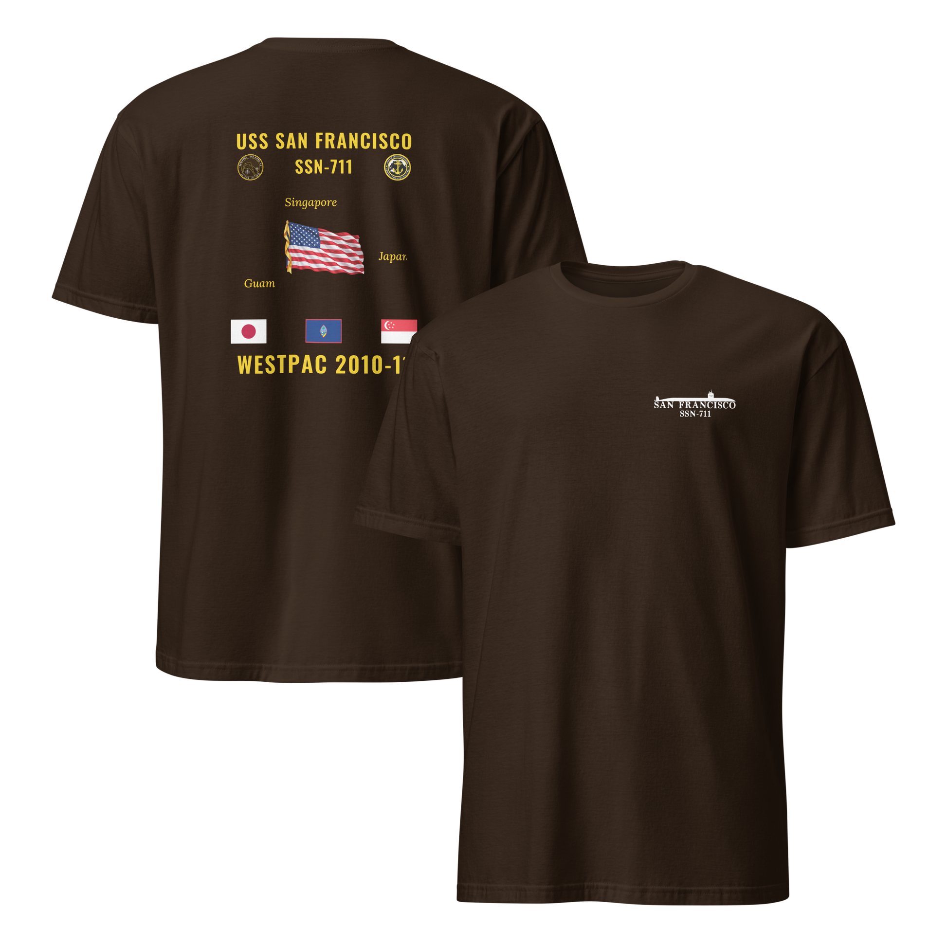 USS San Francisco (SSN-711) 2010-11 WestPac Cruise Shirt