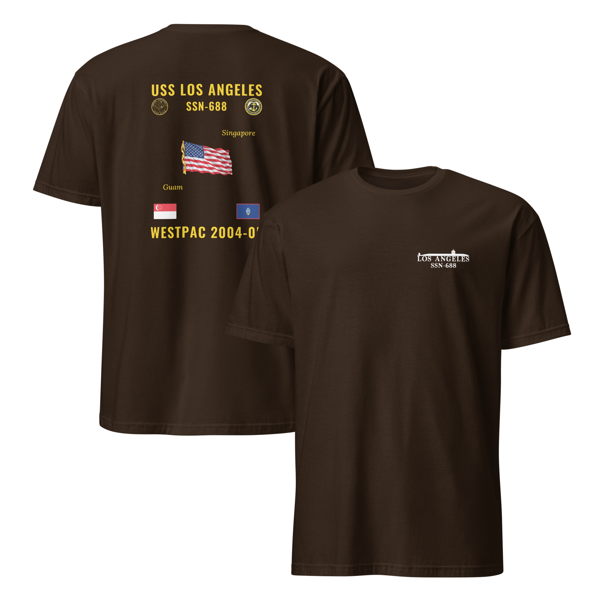 USS Los Angeles (SSN-688) 2004-05 WestPac Cruise Shirt