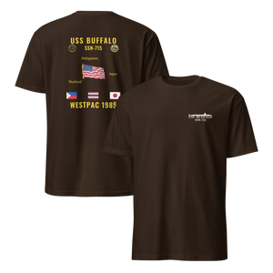 USS Buffalo (SSN-715) 1985 WestPac Cruise Shirt