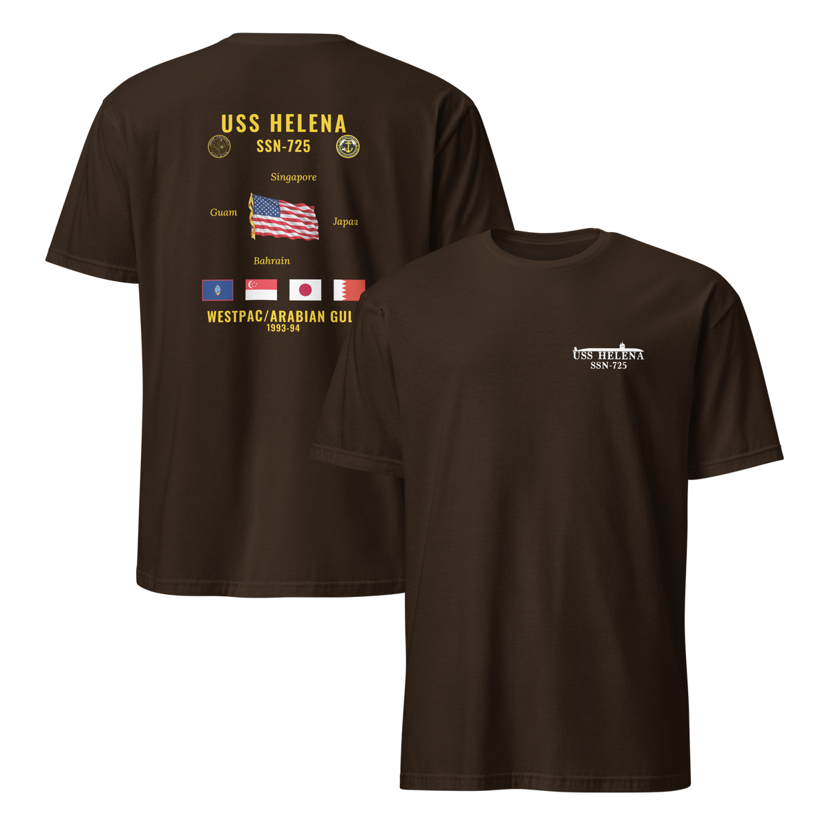 USS Helena (SSN-725) 1993-94 WestPac/Arabian Gulf Cruise Shirt