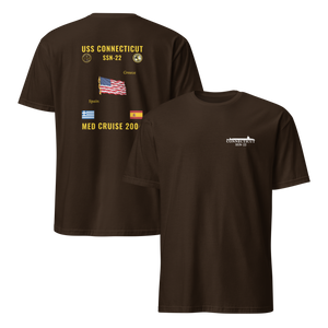 USS Connecticut (SSN-22) 2004 Med Cruise Shirt