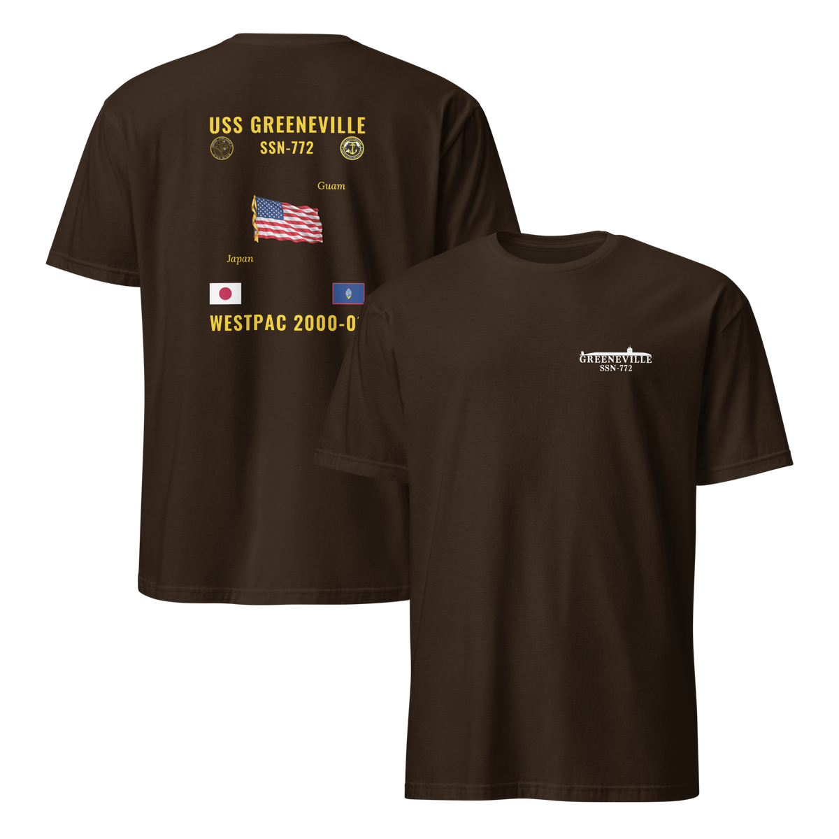 USS Greeneville (SSN-772) 2000-01 WestPac Cruise Shirt