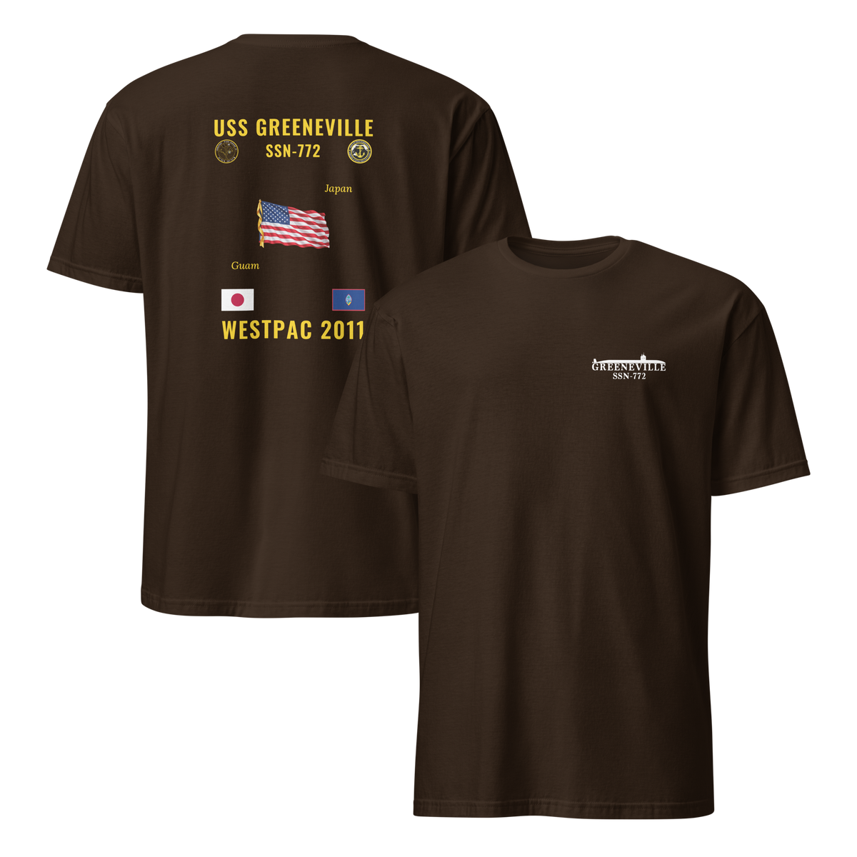 USS Greeneville (SSN-772) 2011 WestPac Cruise Shirt