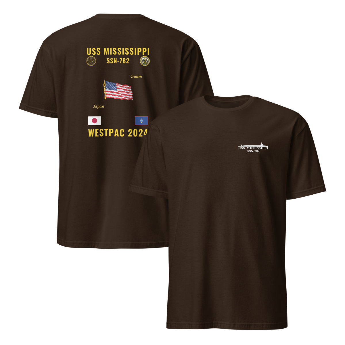 USS Mississippi (SSN-782) 2024 WestPac Cruise Shirt