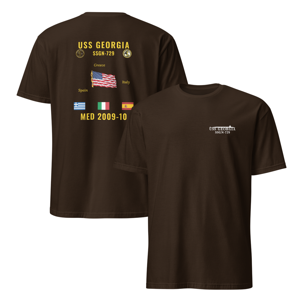 USS Georgia (SSGN-729) 2009-10 Med Cruise Shirt