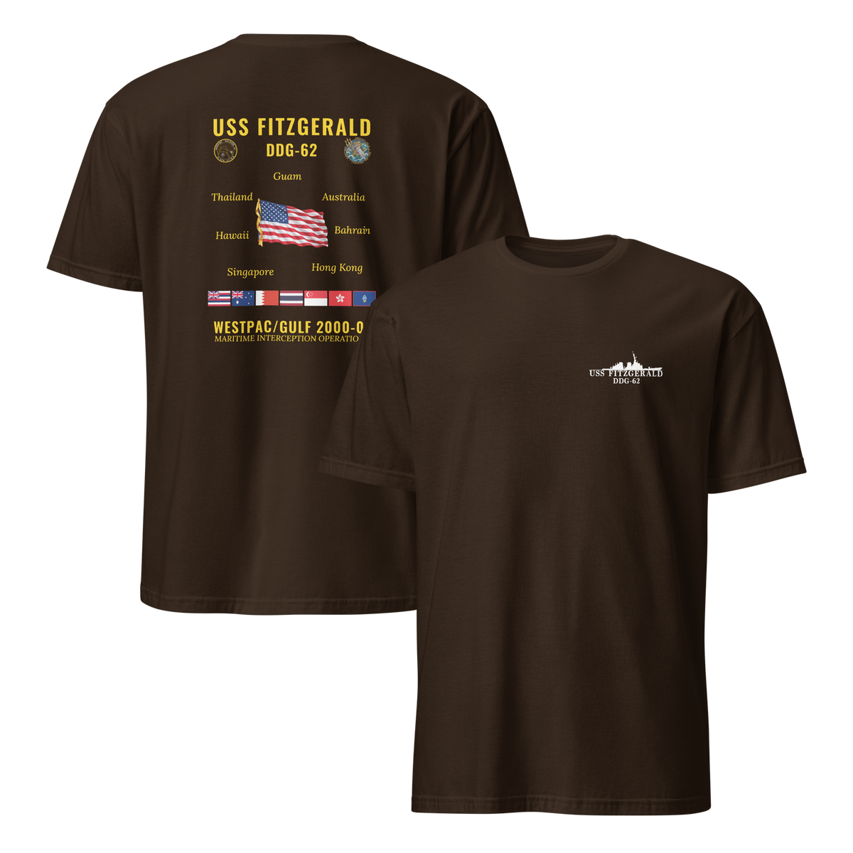 USS Fitzgerald (DDG-62) 2000-01 WestPac/Gulf Cruise Shirt