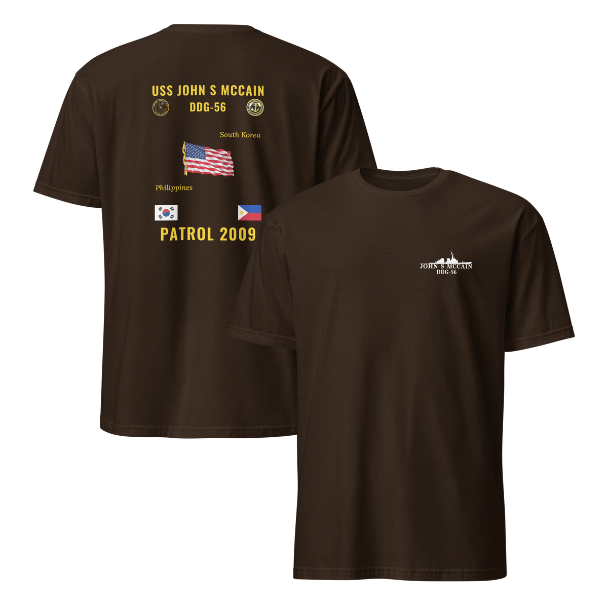 USS John S McCain (DDG-56) 2009 Patrol Cruise Shirt