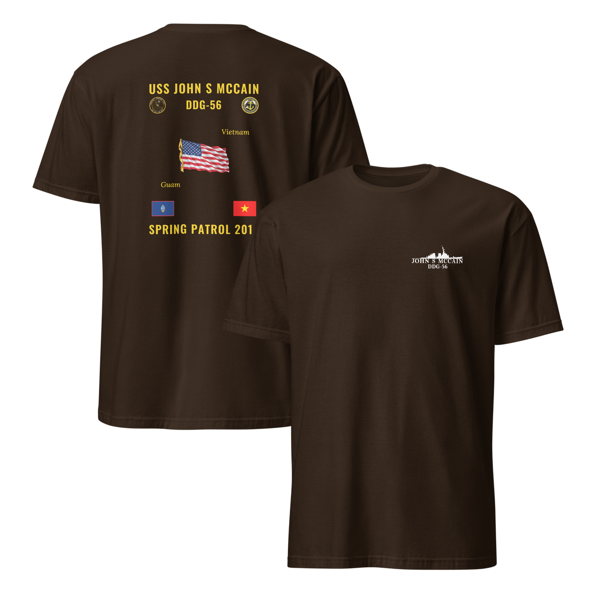 USS John S McCain (DDG-56) 2014 Spring Patrol Cruise Shirt