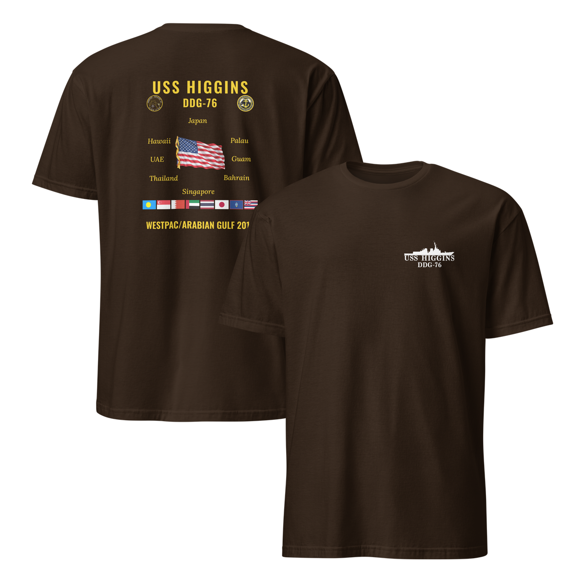 USS Higgins (DDG-76) 2013 WestPac/Arabian Gulf Cruise Shirt