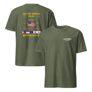 USS Los Angeles (SSN-688) 1988-89 WestPac Cruise Shirt