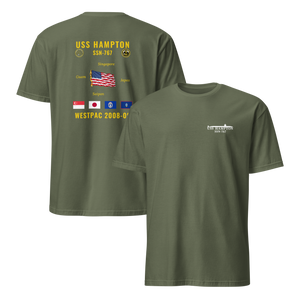 USS Hampton (SSN-767) 2008-09 WestPac Cruise Shirt