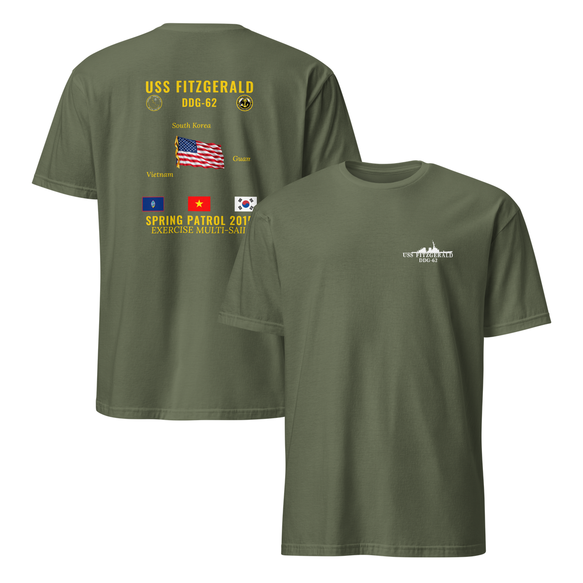 USS Fitzgerald (DDG-62) 2015 Spring Patrol Cruise Shirt