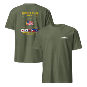 USS Curtis Wilbur (DDG-54) 2015-16 WestPac Cruise Shirt