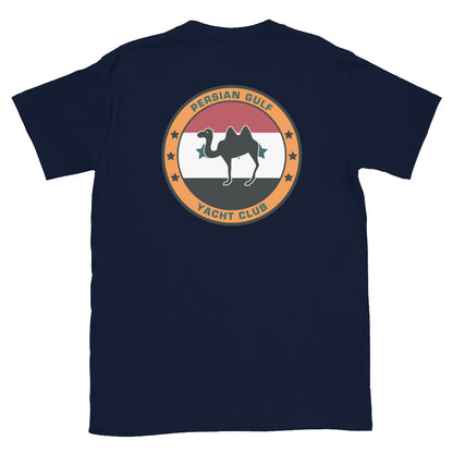USS Dwight D. Eisenhower (CVN-69) Persian Gulf Yacht Club Shirt – back view, navy