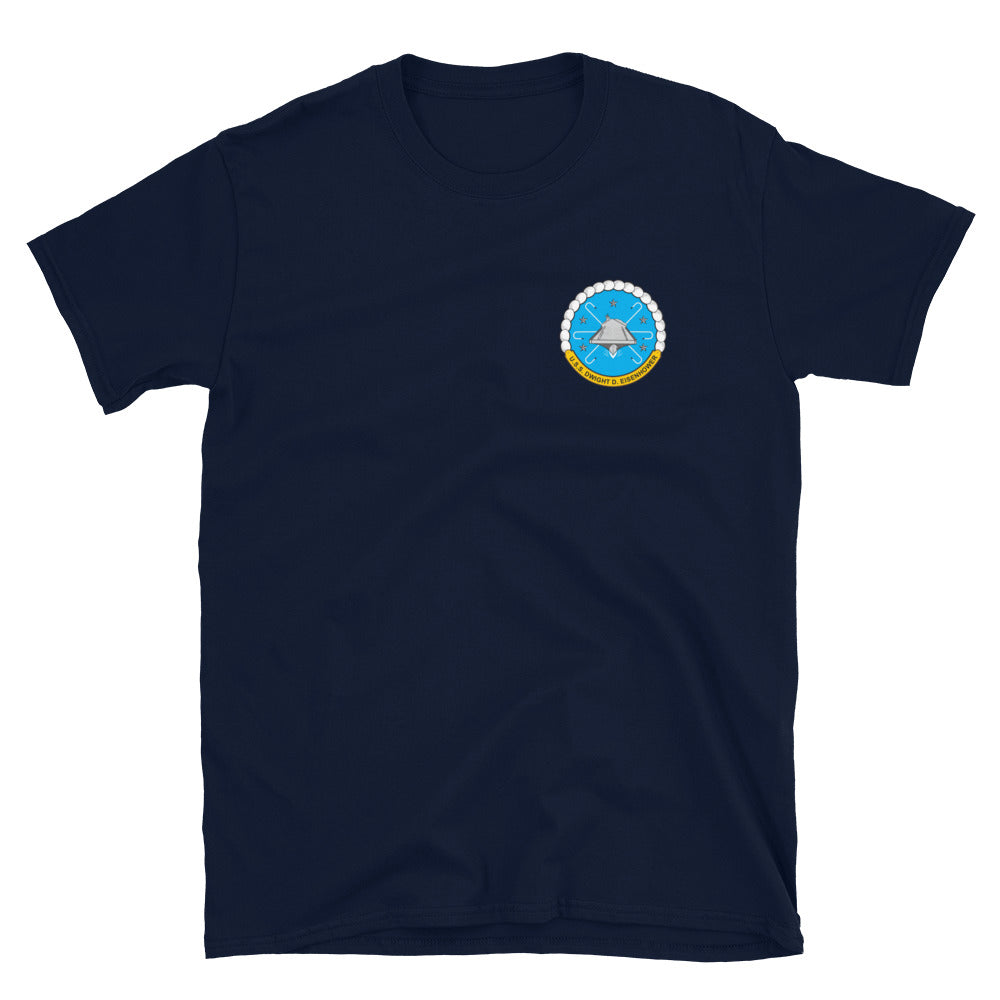 USS Dwight D. Eisenhower (CVN-69) Persian Gulf Yacht Club Shirt – front view, navy
