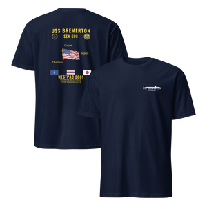 USS Bremerton (SSN-698) 2001 WestPac Cruise Shirt