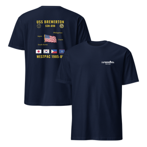 USS Bremerton (SSN-698) 1985-86 WestPac Cruise Shirt