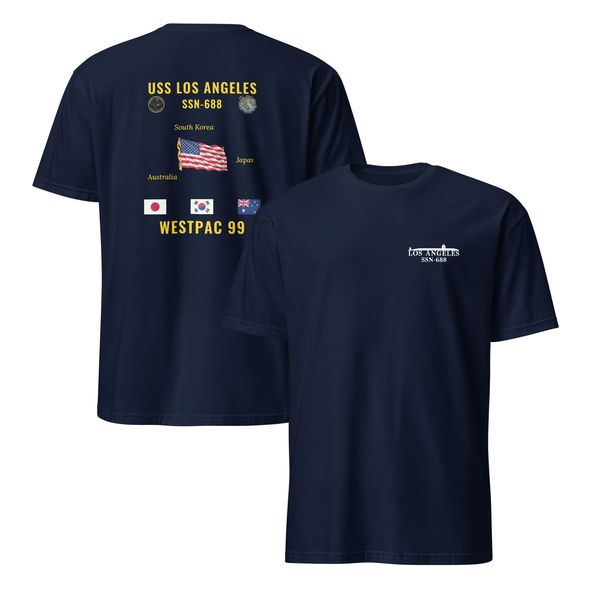 USS Los Angeles (SSN-688) 1999 WestPac Cruise Shirt