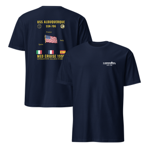 USS Albuquerque (SSN-706) 1999 Med Cruise Shirt