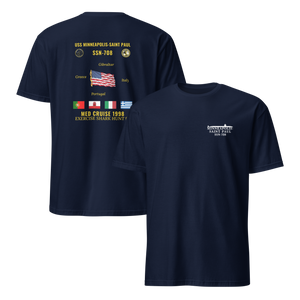 USS Minneapolis-Saint Paul (SSN-708) 1998 Med Cruise Shirt