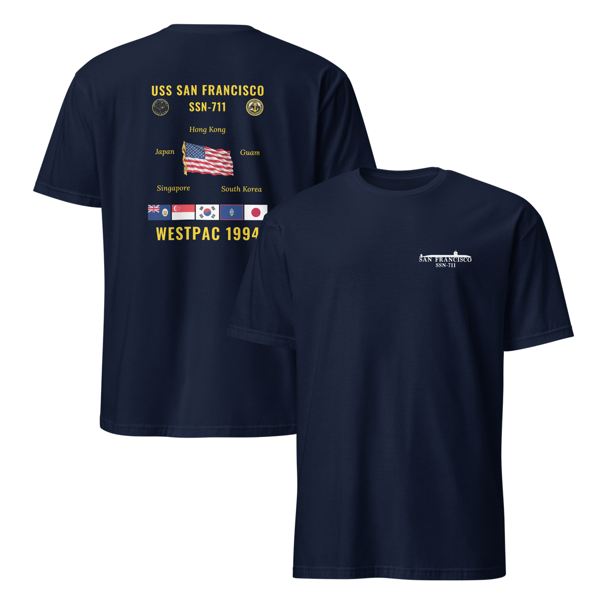 USS San Francisco (SSN-711) 1994 WestPac Cruise Shirt