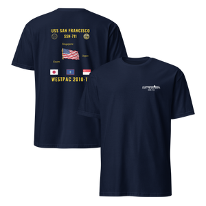 USS San Francisco (SSN-711) 2010-11 WestPac Cruise Shirt