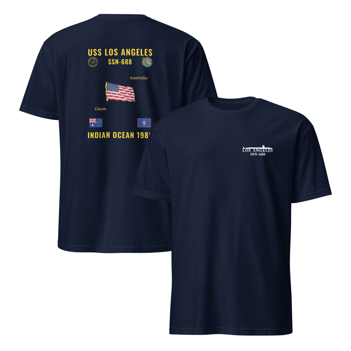 USS Los Angeles (SSN-688) 1980 Indian Ocean Cruise Shirt