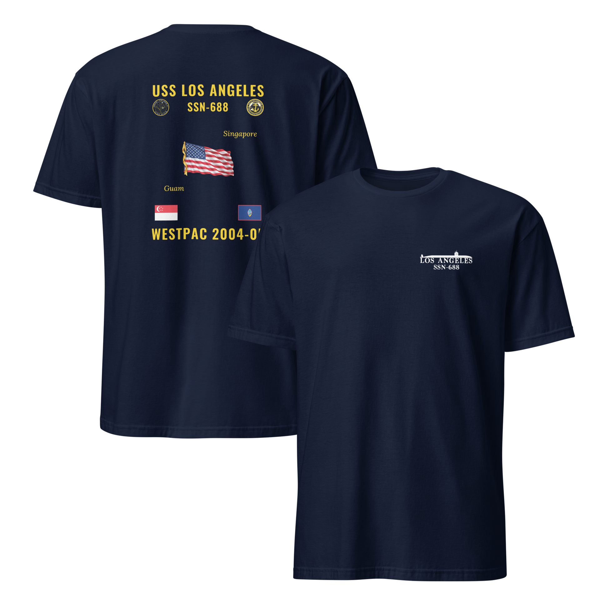 USS Los Angeles (SSN-688) 2004-05 WestPac Cruise Shirt
