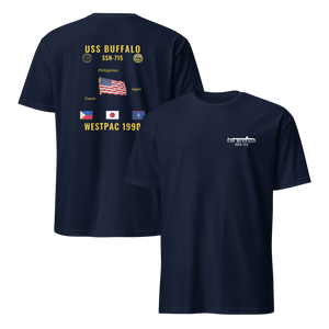 USS Buffalo (SSN-715) 1990 WestPac Cruise Shirt