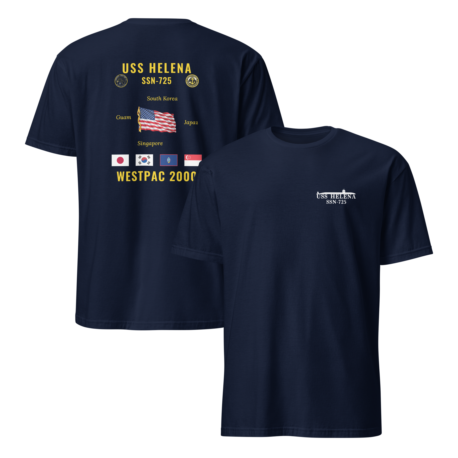 USS Helena (SSN-725) 2000 WestPac Cruise Shirt